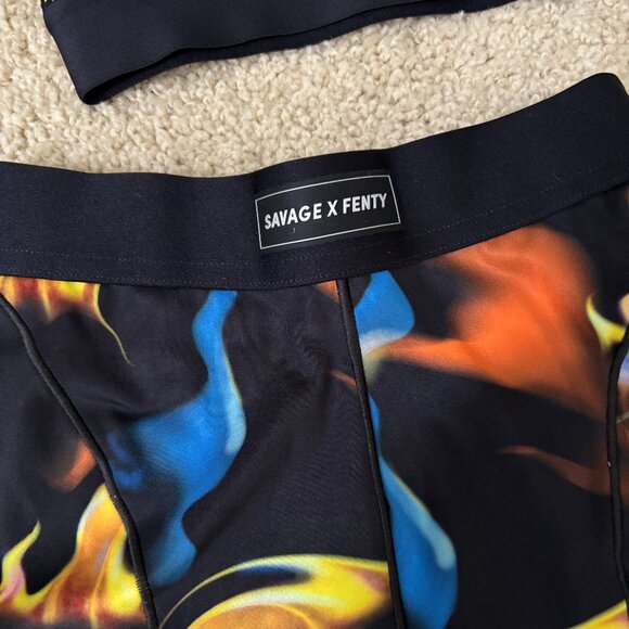 New Savage X Fenty Low Impact Mesh Set - Picture 3 of 11